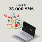 Akbim Toplu SMS Paket 8 25000 SMS