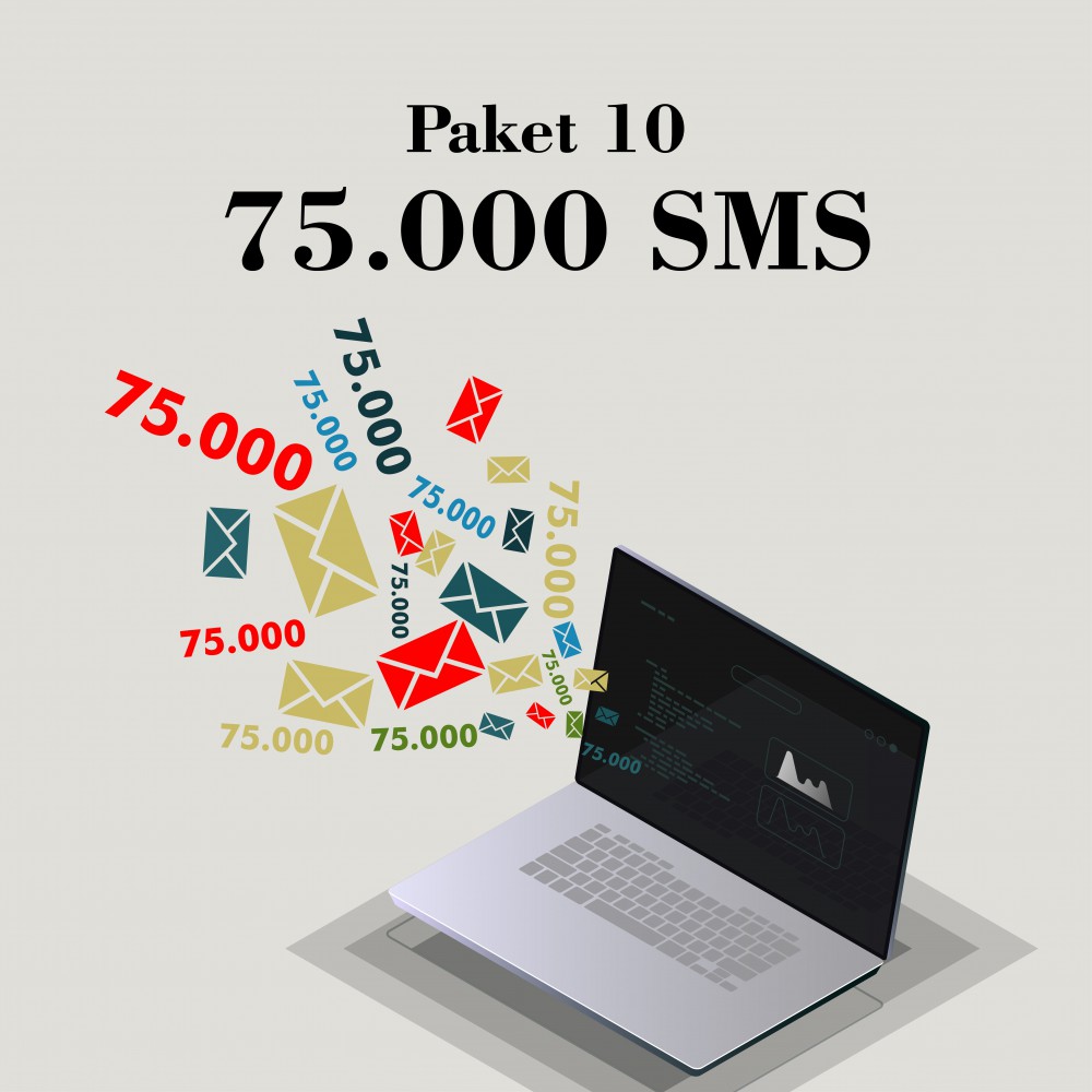 Akbim Toplu SMS Paket 10 75000 SMS	